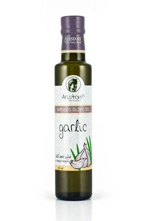 Ariston Garlic Infused Olive oil 8.45 fl oz - The Cook's Nook Gourmet Kitchenware Store Tulsa OK