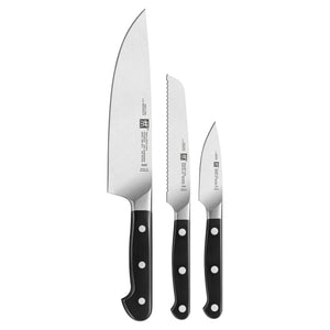ZWILLING Pro 3-pc Starter Knife Set - The Cook's Nook Gourmet Kitchenware Store Tulsa OK
