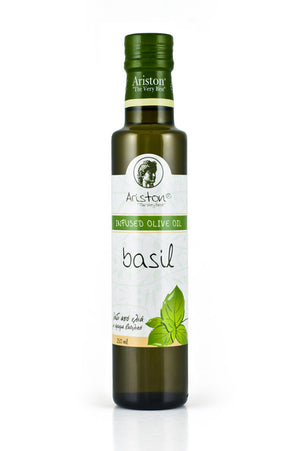 Ariston Basil Infused Olive oil 8.45 fl oz - The Cook's Nook Gourmet Kitchenware Store Tulsa OK