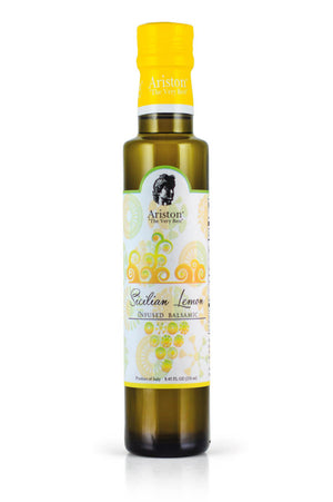 Ariston Sicilian Lemon Infused White Balsamic 8.45 fl oz - The Cook's Nook Gourmet Kitchenware Store Tulsa OK